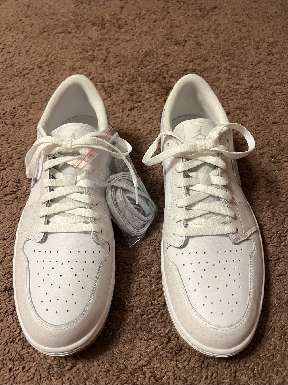 Nike Air Jordan 1 Low Golf White Gum Size 13 DD9315-111